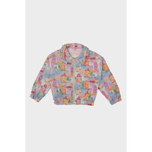 Gb Baby Layette Kız Bebek Desenli Yağmurluk 23PFWBG2704