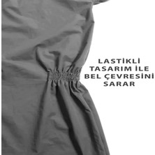 Benlife Yeni Nesil  - Demans Tulumu Kısa Kol Lastikli Model - Gri Renk