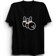 The Fame Bowling, Bowling Ball And Pins Tişört