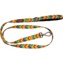 Tailpetz Kedi Köpek Sevk & Gezdirme Kayışı RAINBOW 130x2cm