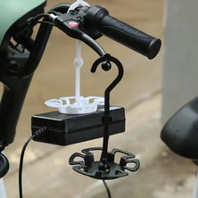 Cdwishbest B Tarzı Katlanabilir Asılı Şarj Braketi Çok Fonksiyonlu Şarj Adaptörü Raf Ev Aksesuarları Için Sabit Elektrik Teli Damla Geçirmez Tutucu (Yurt Dışından)