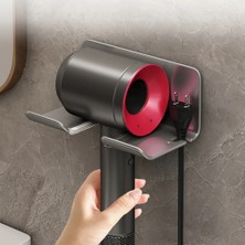 Cdwishbest Beyaz2 Stili Depolama Tutucu Saç Kurutma Makinesi Tutucu Duvara Monte Raf Banyo Raf Depolama Rafları Aksesuarları Raflar Saç Fırçası Depolama Braketi (Yurt Dışından)