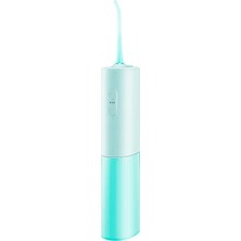 Cdwishbest Yeşil Stil Oral Irrigator USB Şarj Edilebilir Diş Duşu Taşınabilir Diş Su Jeti 300ML Su Deposu Su Geçirmez Diş Temizleyici (Yurt Dışından)