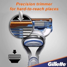 Cdwishbest 4 Bıçaklı Stil Gillette Fusioaving Makinesi Emniyetli Jilet Tutucu Yüz Tıraş Makinesi Kasetleri Tıraş Sakal Kılıfı Değiştirilebilir Bıçaklar ile Erkekler Için Sıcak (Yurt Dışından)