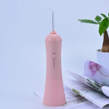 Cdwishbest Kırmızı Stil Taşınabilir 3 Modlu Oral Elektrikli Irrigator Su Geçirmez USB Şarj Edilebilir 230 ml Diş Duşu Su Temizleyici 2 Ipuçları ile Seyahat Bakımı (Yurt Dışından)
