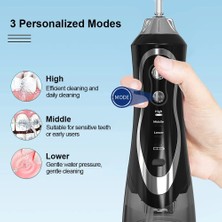 Cdwishbest Beyaz Stil Oral Irrigator Diş Diş Duşu Taşınabilir Bpf-01 Diş Su Jeti Şarj Edilebilir 300ML Irrigator Seyahat Çantası ile (Yurt Dışından)