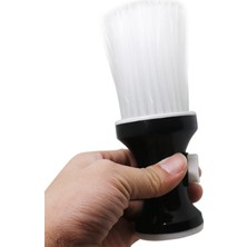 Cdwishbest Siyah Stil Berber Yumuşak Saç Fırçası Boyun Duster Pudra Fırçaları Yüksek Plastik Kesme Saç Temizleme Fırçası Kuaförlük Salonu Berber Fırçası (Yurt Dışından)