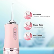 Cdwishbest Beyaz Stil Oral Irrigator Taşınabilir Diş Su Flosser USB Şarj Edilebilir Su Jeti Ipi Kürdan Pm 3 Modu Diş Temizleyici Ipx7 (Yurt Dışından)