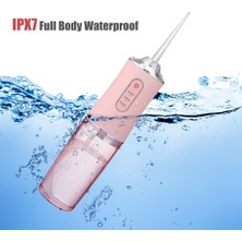 Cdwishbest Beyaz Stil Oral Irrigator Taşınabilir Diş Su Flosser USB Şarj Edilebilir Su Jeti Ipi Kürdan Pm 3 Modu Diş Temizleyici Ipx7 (Yurt Dışından)