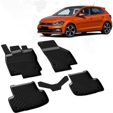 Nova Krom Vw Polo 6 4d Havuzlu Paspas 2017-2021 A+Kalite