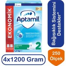Aptamil Devam Sütü 2 Numara 1200 gr 4 Lü Paket