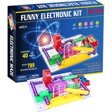 Zet Zeka Funny Electronic Kit Eğlenceli ve Öğretici Elektronik Deney Seti 100+ Deney 5+ Yaş