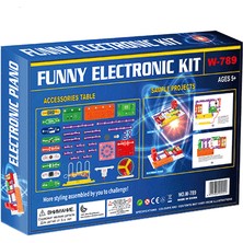 Zet Zeka Funny Electronic Kit Eğlenceli ve Öğretici Elektronik Deney Seti 100+ Deney 5+ Yaş