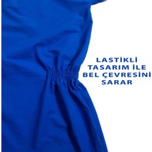Benlife Yeni Nesil Kısa Kol Aizeimer - Demans Tulumu Kısa Kol Lastikli Model - Mavi Renk
