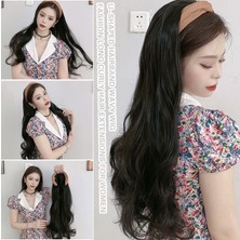 U-Şekilli Hairband Dalgalı Peruk Moda Uzun Kıvırcık Saç Uzantıları Kadınlar Kızlar Için Kişiselleştirilmiş Saç Aksesuarları (Yurt Dışından)