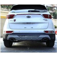 Dmb Kia Sportage Ön ve Arka Koruma Difüzör 2016-2018 Çift Çıkış Egzoz Makyajsız Kasalar