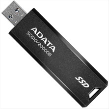 Adata 2tb Harici SSD Usb3.2 Gen2 Maksimum 550/500MBPS   SC610-2000G-CBK/RD