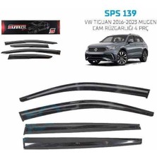 Sunplex Vw Tiguan Mugen Cam Rüzgarlığı 2016-2023 Arası 4'lü Sunplex