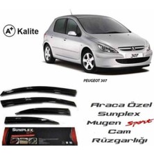 Sunplex Peugeot 307 Mugen Cam Rüzgarlığı 2000-2014 Arası 4'lü Sunplex