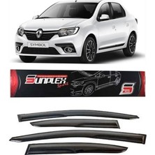 Sunplex Renault Symbol Mugen Cam Rüzgarlığı 2013 Sonrası 4'lü Sunplex