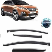 Sunplex Peugeot 3008 Kromlu Cam Rüzgarlığı 2016-2023 Arası Sunplex