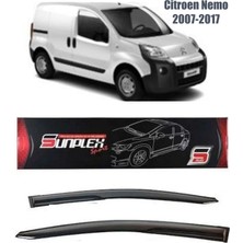 Sunplex Citroen Nemo Mugen Cam Rüzgarlığı 2007-2017 Arası 2'li  Sunplex