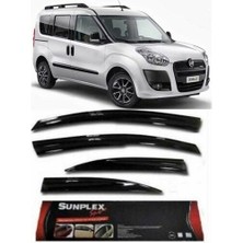 Sunplex Fiat Doblo 2 ve 3 Kasa Uyumlu Mugen Cam Rüzgarlığı 2010 Sonrası 4'lü Sunplex