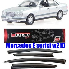 Sunplex Mercedes E Serisi W210 Mugen Cam Rüzgarlığı 1996-2001 Arası 4'lü Sunplex