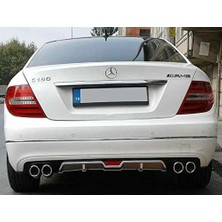 Niken Mercedes W204 C180 Uyumlu Üniversal Difüzör Gri 2007-2013 Arası