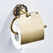 Mingjin Shop2 Kağıt Tutucu Tarzı Duvara Monte Kabartmalı Bronz Renk Yeni Havlu Çubuğu Banyo Havlusu Askısı (Yurt Dışından)