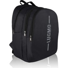 Su Geçirmez Üç Gözlü Okul Çantası Ortaokul Çantası Lise Çantası Yıkanabilir Gri