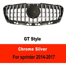 Auto Gp  Mercedes Sprinter W906 Gtr Ön Panjur Izgara Seti Krom-Siyah 2014-2017 Arası