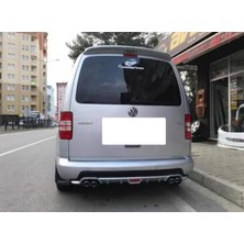 Niken Volkswagen Caddy Uyumlu Arka Tampon Altı Difüzör Siyah 2003 Sonrası