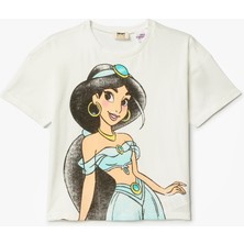 Koton T-Shirt Lisanslı Prenses Yasemin Baskılı Kısa Kollu Bisiklet Yaka
