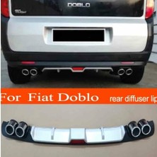 Niken Fiat Doblo 2-3-4 Uyumlu Üniversal Difüzör Siyah 2010 Sonrası Modeller