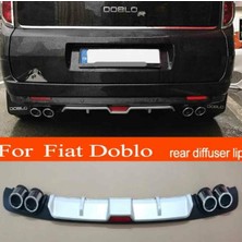 Niken Fiat Doblo 2-3-4 Uyumlu Üniversal Difüzör Siyah 2010 Sonrası Modeller