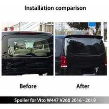 Dmb Mercedes Vito V260 Boyalı (Pianoblack) Spoiler 2016-2019 Arası