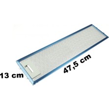 Universal Ankastre Davlumbaz Aspiratör Alüminyum Yağ Süzgeç Tel Kaset Filtre 13CM x 47,5cm 130MM 475MM