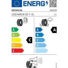 Michelin 225/40R18 Xl 92Y Primacy 4+ Oto Yaz Lastiği (Üretim Yılı: 2024)