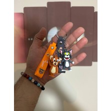 Çilek Home Avm 2'li Tom & Jerry Anahtarlık ve Çanta Aksesuarı 3D