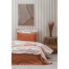 Ecocotton Evita Tek Kişilik Nevresim Takımı %100 Pamuk Ütü Istemeyen Baskılı 160X220 cm