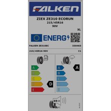 Falken 215/45 R16 Tl 90V Xl Zıex ZE310 Ecorun Oto Yaz Lastiği (Üretim Yılı : 2024)