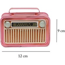 Epilons Vintage Tasarım Dekoratif Metal Radyo