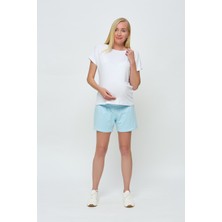 Motherway Hamile Şort Esnek Yapı ve Nefes Alabilir Kumaş ile Yazlık Rahatlık 95 Pamuk