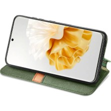 Manyi Mall Huawei P60 Pro Kılıf Cüzdan Fonksiyonu Için Kılıf Zarif Iş (Yurt Dışından)