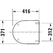 Duravit Klozet Kapağı Starck3 Normal Bedensel Engelli