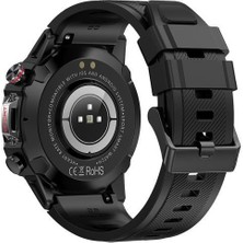 Sunix Smart Watchh 1.43" Amoled Hd Ekran 410 Mah Pil Ömürlü Akıllı Saat Siyah