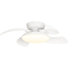 Orbus Uzaktan Kumandalı Led'li Tavan Vantilatörü Vl6 - Motor Dc 25W LED 45W 3000K-6500K