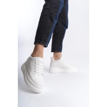 She Kadın Içten Gizli Topuklu Beyaz Spor Ayakkabı Sneaker