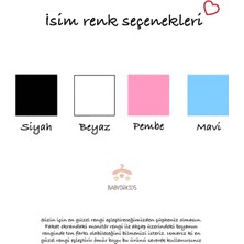Babyorkids Isme Özel Doğal Keçi Kılı Bebek Saç Fırçası Doğal Ahşap Tarak ve Çantası 3’lü Set